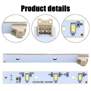 WR55X26671 Refrigerator Freezer LED light Board for GE Refrigerator -Replaces PS11767930 AP6035586