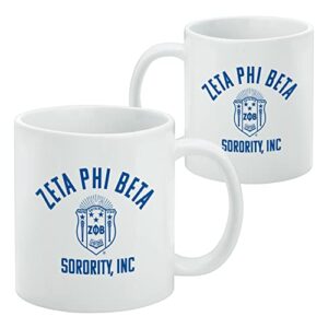 GRAPHICS & MORE Zeta Phi Beta Sorority Official Logo Ceramic Coffee Mug, Novelty Gift Mugs for Coffee, Tea and Hot Drinks, 11oz, White