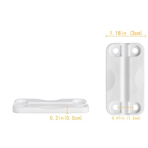 LBB-Parts Cooler Hinges for Igloo Cooler, Igloo Cooler Replacement Hinges, High Strength Igloo Cooler Hinges, Igloo Cooler Plastic Hinges for Ice Chests (2)