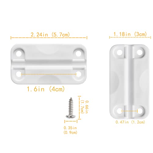 LBB-Parts Cooler Hinges for Igloo Cooler, Igloo Cooler Replacement Hinges, High Strength Igloo Cooler Hinges, Igloo Cooler Plastic Hinges for Ice Chests (2)