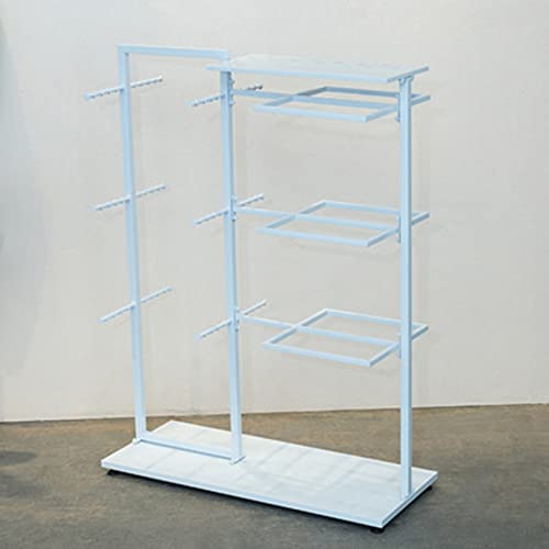 Household Products Clothing store commercial shelves Floor-standing display rack for underwear, socks, accessories, scarves, gloves, Lingerie standing bra panties underwear stand shelves, White