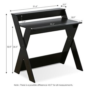 FURINNO Simplistic Criss-Crossed Home Office Study Desk