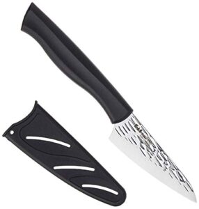 kai knife inspire paring, black/silver, 3.5 inch