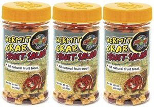 (3 pack) hermit crab fruit-salad all natural fruit treat