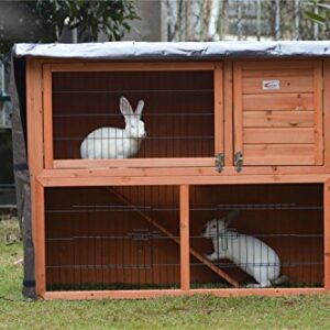 BUNNY BUSINESS Universal Double Hutch Cover, 48-Inch