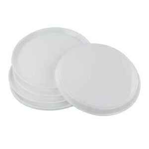 jekiyo plastic round trays for serving, 13.5 inches, 6 packs