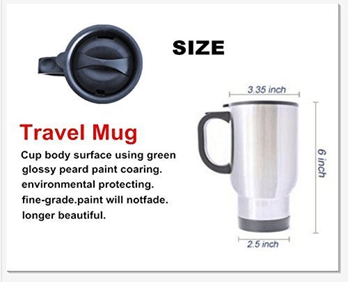 Funny Poop Coffee Mug - Bristol Stool Chart Travel Coffee Mug Stainless Steel Travel Tea Cup 14 Ounce