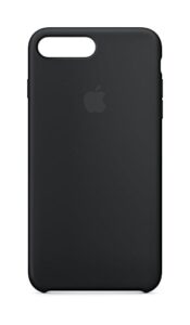 apple iphone 8 plus / 7 plus silicone case - black