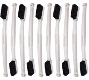 jscarlife 10pcs deep detail cleaning brush, heavy duty gap brush, car interior brush cleaning tool cleaning brush with comfort handle easy to clean corner, furniture, couch, sofa etc