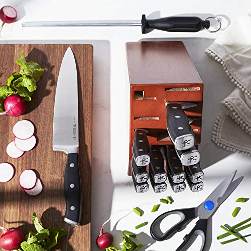 HENCKELS Forged Accent Razor-Sharp 15-Piece Knife Set, Chef Knife, Bread Knife, Steak Knife, German Engineered Knife Informed by over 100 Years of Mastery