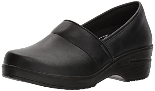 Easy Works Women's LYNDEE Health Care Professional Shoe, Black, 6