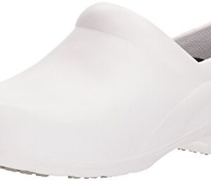 Easy Works Women's Kris Health Care Professional Shoe, White, 8