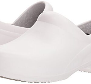 Easy Works Women's Kris Health Care Professional Shoe, White, 8