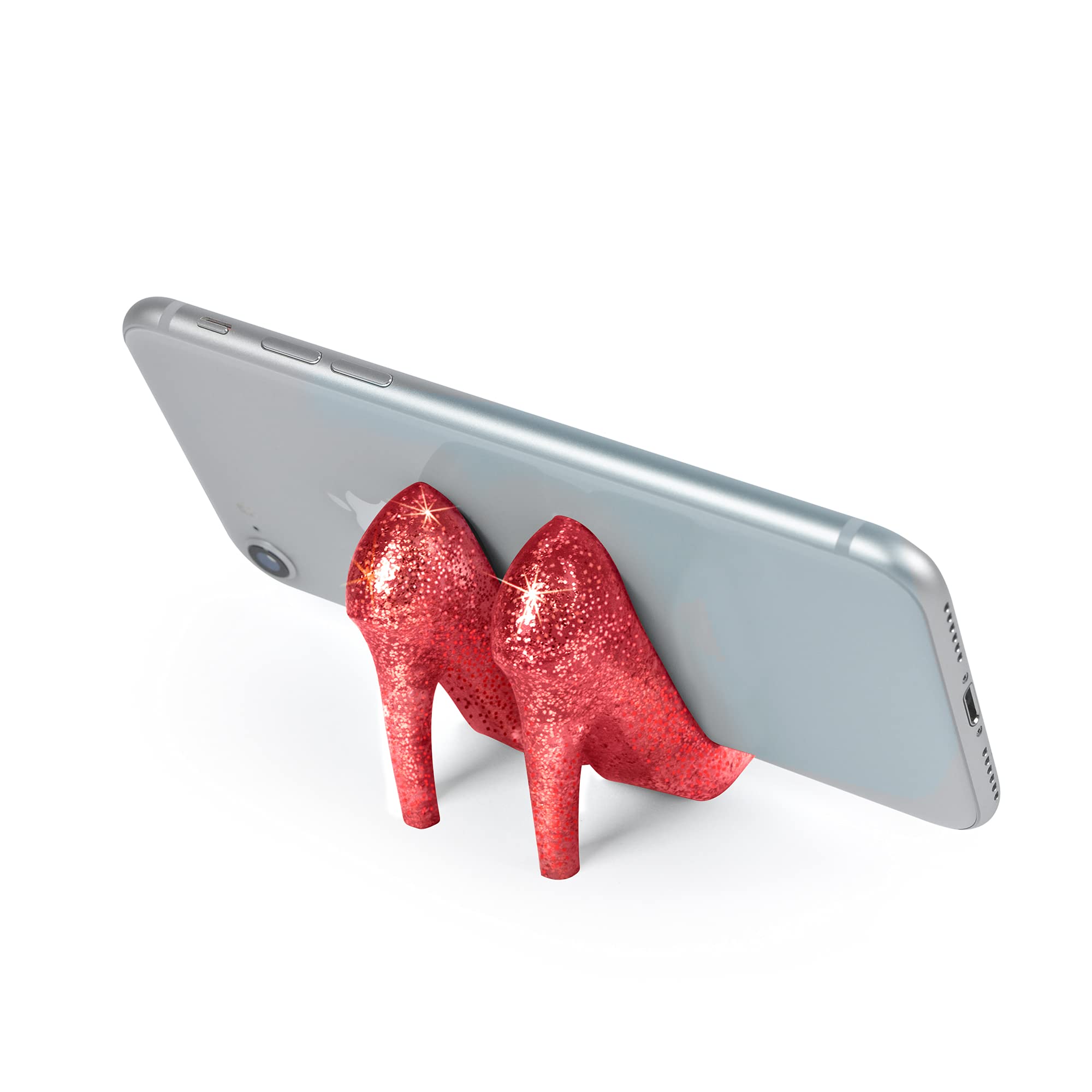 Genuine Fred 5216323 PUMPED UP High Heel Shoe Phone Stand, Ruby Red