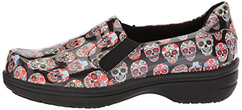 Easy Works Women's Bind Health Care Professional Shoe, Skull Patent, 6 B(M) US