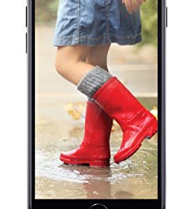 Genuine Fred 5216342 REBOOT Silicone Rain Boots Mobile Phone Stand, Red