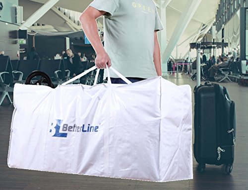 Extra Large Storage Bag - Heavy Duty 45x22x16 Inches Huge Tote Duffel with Max Load of 100 lbs. (45kg) - Tear-resistant & Water-resistant Polypropylene Woven Cloth, With Zippers