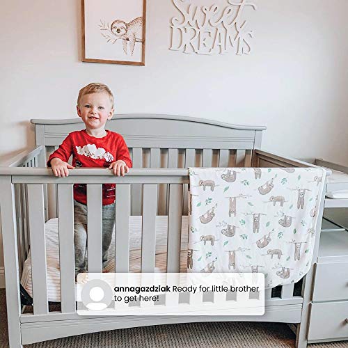 Delta Children Birkley Convertible Crib N Changer, Grey