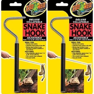 (2 Pack) Zoo Med Deluxe Collapsible Snake Hook