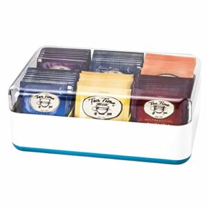 joie tea storage box - 60 tea bags - blue