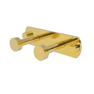 allied brass fr-20-2 fresno collection 2 position multi decorative hook, polished brass