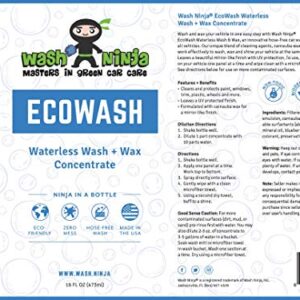 EcoWash Waterless Wash + Wax Concentrate