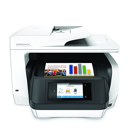 HP M9L74A OfficeJet Pro 8720 All-in-One Printer, White (Renewed)