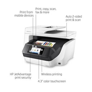 HP M9L74A OfficeJet Pro 8720 All-in-One Printer, White (Renewed)