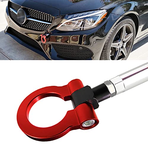 x xotic tech 1 Set Red Track Racing Style Aluminum Bumper Tow Hook for Mercedes-Benz C E S M CLA GLA GLK SLK X204