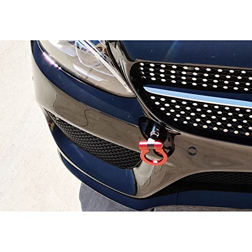 x xotic tech 1 Set Red Track Racing Style Aluminum Bumper Tow Hook for Mercedes-Benz C E S M CLA GLA GLK SLK X204