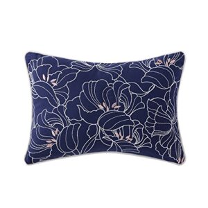 coastal living indienne paisley cotton embroidered scallop dec pillow, square 18x18