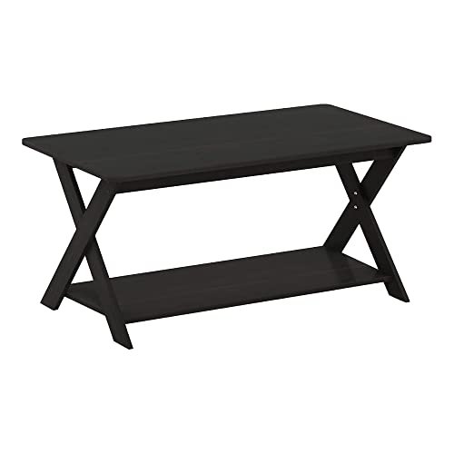 FURINNO Modern Simplistic Coffee Table, Espresso