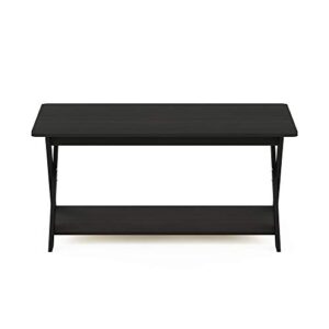 FURINNO Modern Simplistic Coffee Table, Espresso