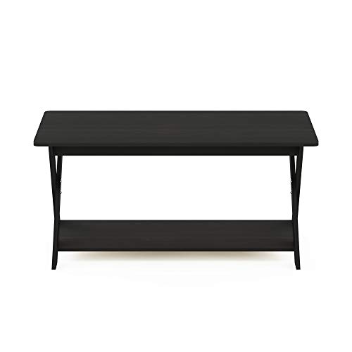 FURINNO Modern Simplistic Coffee Table, Espresso