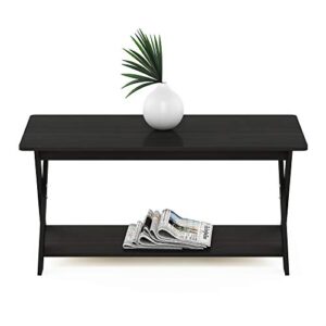 FURINNO Modern Simplistic Coffee Table, Espresso