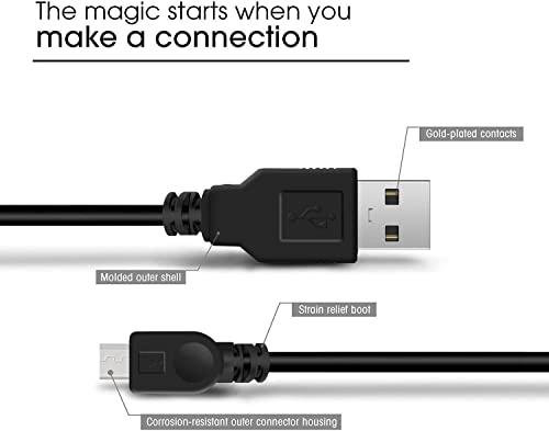 CONNYAM 2Pack 10ft PS4 Controller Charging Cable, High Speed Data Sync Cord for PS4/ Slim/Pro/Xbox One/Xbox One S/Xbox One Elite/Xbox One X Controllers