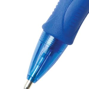 BIC Glide Velocity Bold Ballpoint Pens, Bold Point (1.6 mm), Blue Ink Pens, Translucent Barrel, 36-Count Pack (VLGB361-BLU)