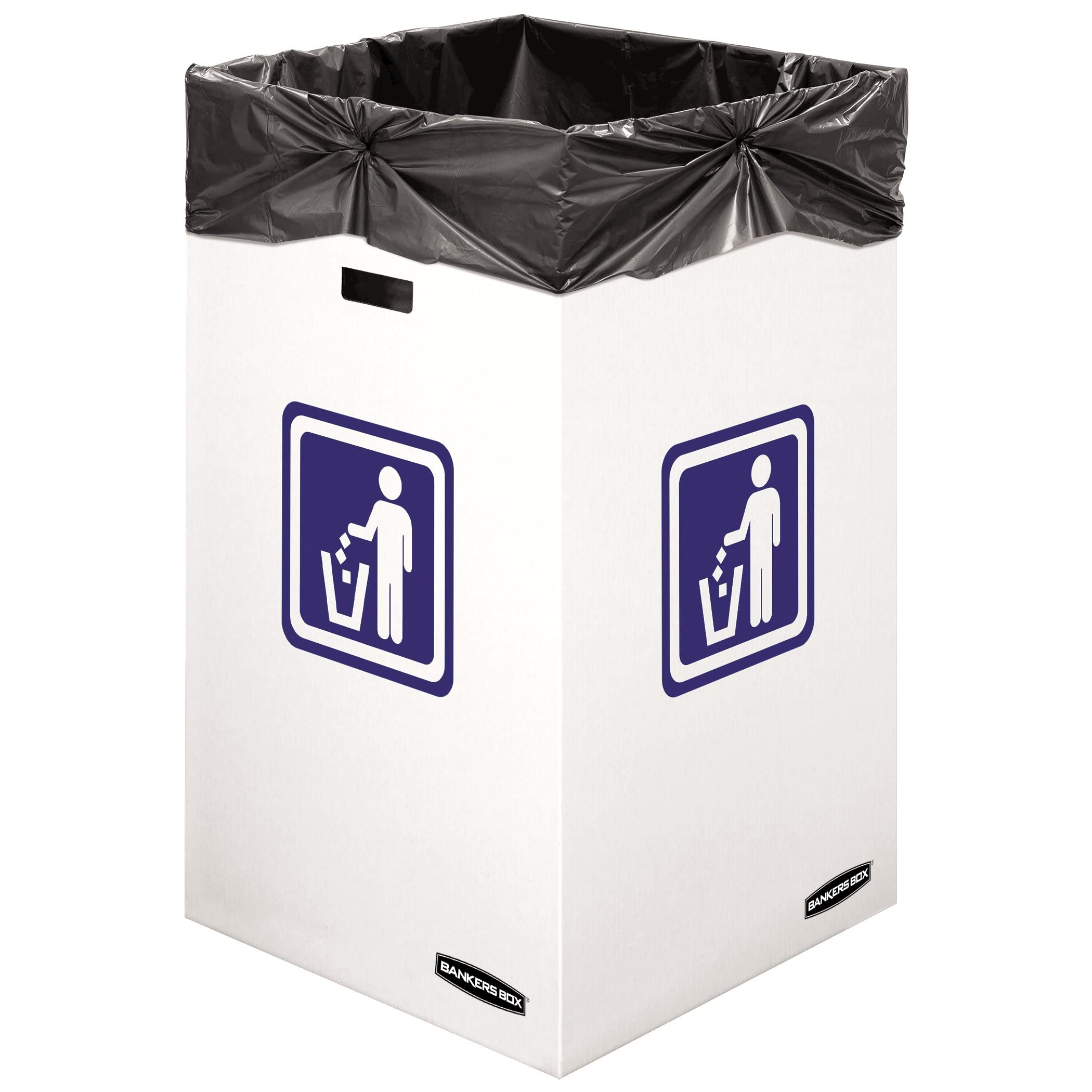 Bankers Box Medium Corrugated Cardboard Trash and Recycling Containers, 42 Gallon, 10 Each (7330101)