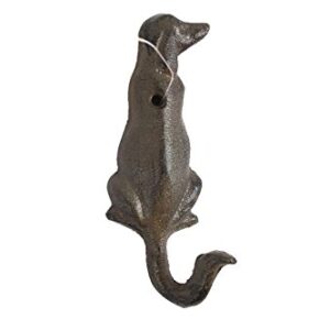 Cast Iron Dog Hook 6" - Door Hook - Rustic Dog Decor