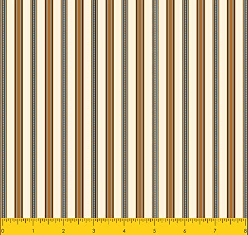 Stitch & Sparkle Fabrics, Aviary, Stripe Larch Cotton Fabrics, Quilt, Crafts, Sewing, Cut by The Yard, SSAY006 (SSAY006)