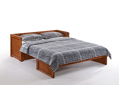 Night & Day Furniture Murphy Cube Cabinet Bed, Queen, Cherry