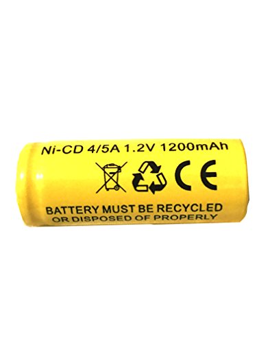 1.2v 1200MAH Battery Exit Sign Emergency Light Ni-Cd NiCd Lithonia ELB-1210N ELB-1201N ELB 1210 ELB 1201 ELB1210 ELB1201 ELB1210n ELB1201n ASC0086 KR-1500AUL KR1100AE KR-1200AUL Nickel Cadmium