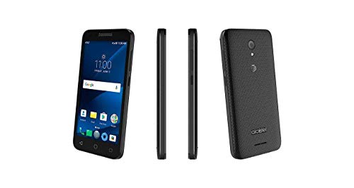 AT&T Prepaid Alcatel idealXCITE 6030B 5" Android 7.0 Smartphone Cell Phone, 8GB, Black