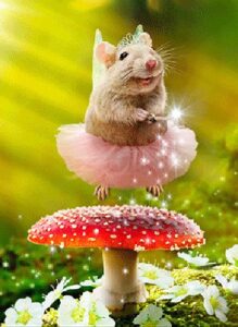 mouse fairy lenticular - avanti lenticular motion birthday card