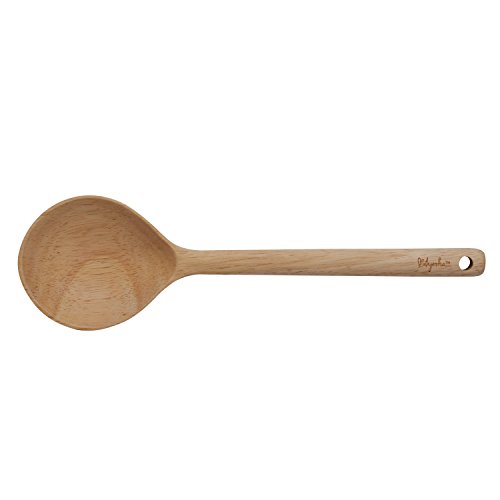 Ayesha Curry Tools and Gadgets Parawood Solid Spoon Set / Cooking Utensils - 12.5 Inch and 10.5 Inch , Brown