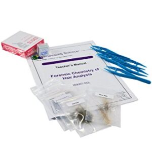 Forensic Chemistry of Hair Analysis Experiment Kit - Explore How Forensic Scientists Use Hair to Help Solve Crimes - Science at Home Series - Innovating Science