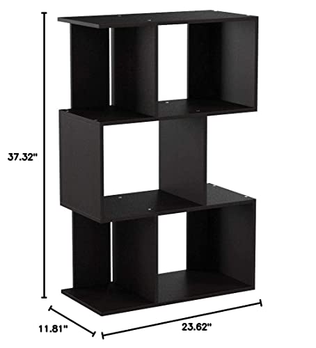 FURINNO Simply Modern 3-Tier Open Book Shelf