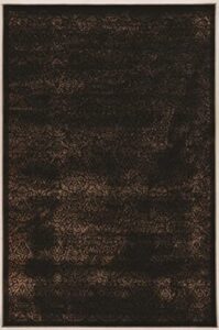 linon rugvt4323 vintage collection ilussion 2x3, brown, 2' x 3'