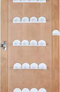 Spice Rack 36 Spice Gripper- Spice Racks Strips Cabinet Cabinet Door - Use Spice Clips for Spice Organizer - Stick or Screw Spice Storage Spice Clips