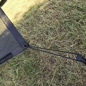 RV Awning Sun Shade Screen 8' X 15' 3'' Black Tentproinc Mesh Sunshade Camper Trailer Awning Shade Screen UV Blocker Completed Kits - 3 Year Warranty